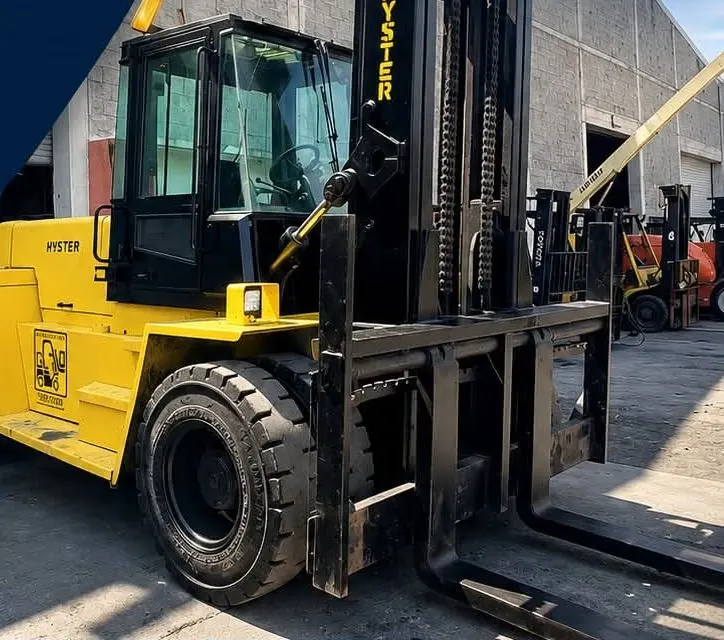Renta de montacargas Hyster de 16 toneladas en Monterrey
